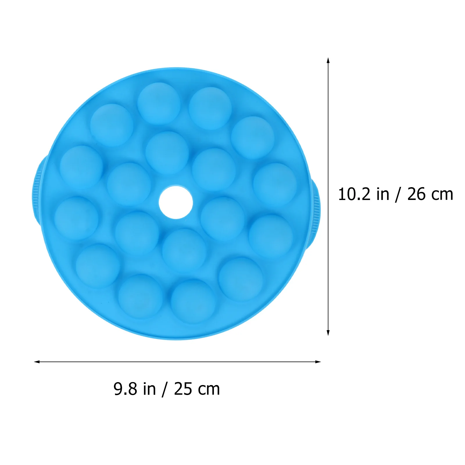 

1Pcs Round 18-Hole Silicone Cake Mold Creative Lollipop Cake Maker Flexible Food Grade Oven Microwave Baking Supplies