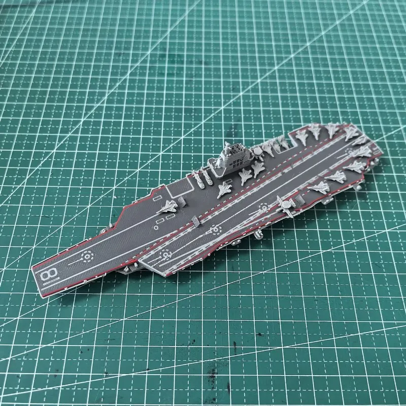 Military Enthusiast Ornament Warship 055 Destroyer Model Computer Screen Car Screen Landscape Fish Tank Micro Landscape