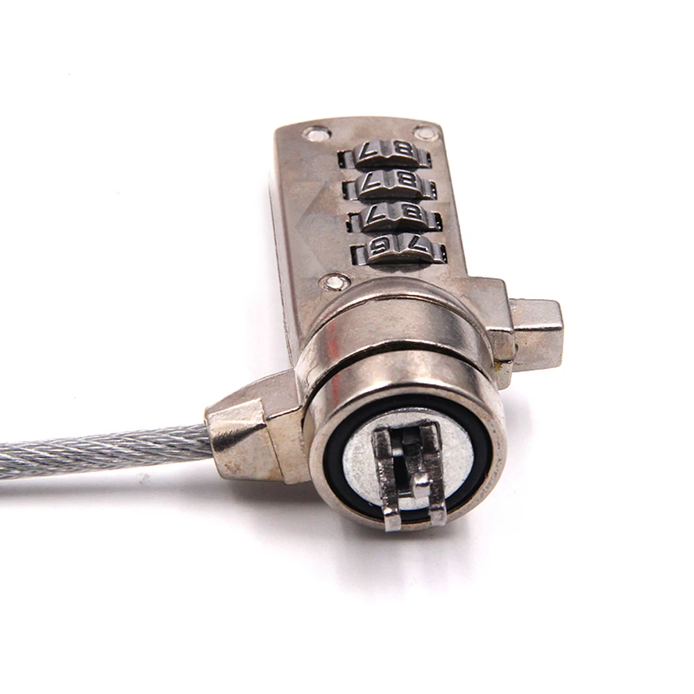 

1pc Security Password 4 Digit Computer Lock Anti-theft Chain For Notebook Pc Laptop Laptop Combination Security Lock Cable Chain