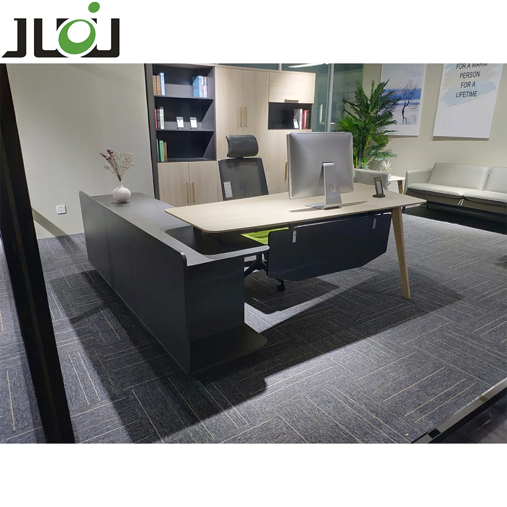 مكتب تنفيذي حديث على شكل حرف l مكاتب مكتبية تنفيذية l الشكل