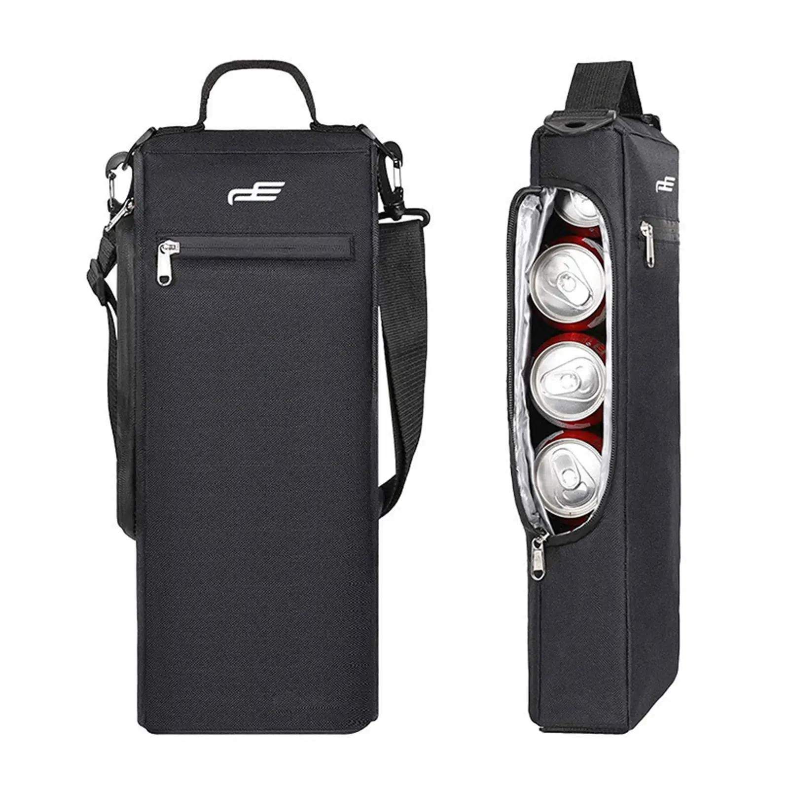 golf Cooler Bag Holds 6 Cans Insulation Bag or 2 Bottles Beer Sleeve Soft Waterproof Storage Bag for Outdoor Camping Drinks