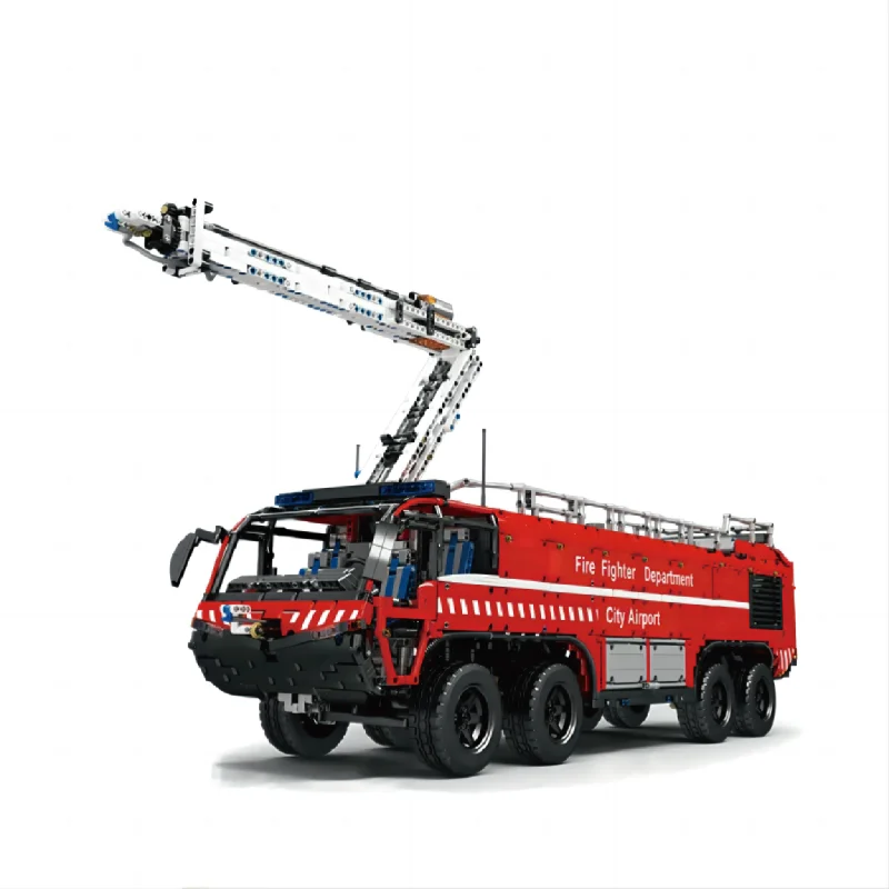 

Mould King 19004 6653PCS Engineering Serie Airport Crash Tender Truck Bricks Model Technical Educational Toy Festival Gift