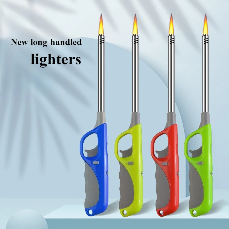 Ong Reach Kitchen Igniter Lighters Refillable Extended Nozzle Open Flame Gun Lighter Fire Starter For Gas Stoves/Cooker Tops
