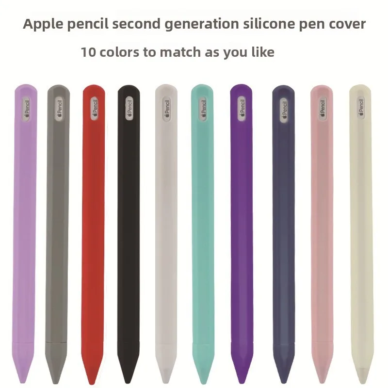 1Pcs Silicone Protective Case for Apple Pencil Pro and Apple Pencil (2nd Generation) USB-C Stylus
