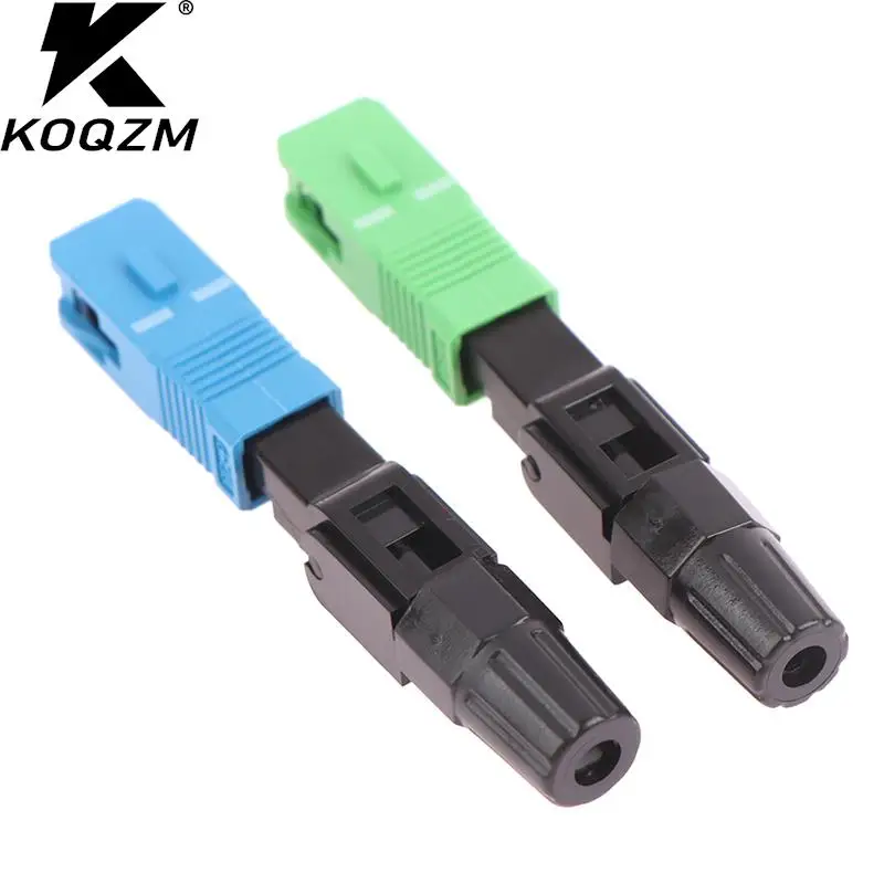 5Pcs/lot FTTH SC APC Single Mode SC UPC Fiber Optic Quick Connector FTTH Fiber Optic Fast Connector SC Fiber Field Assembly