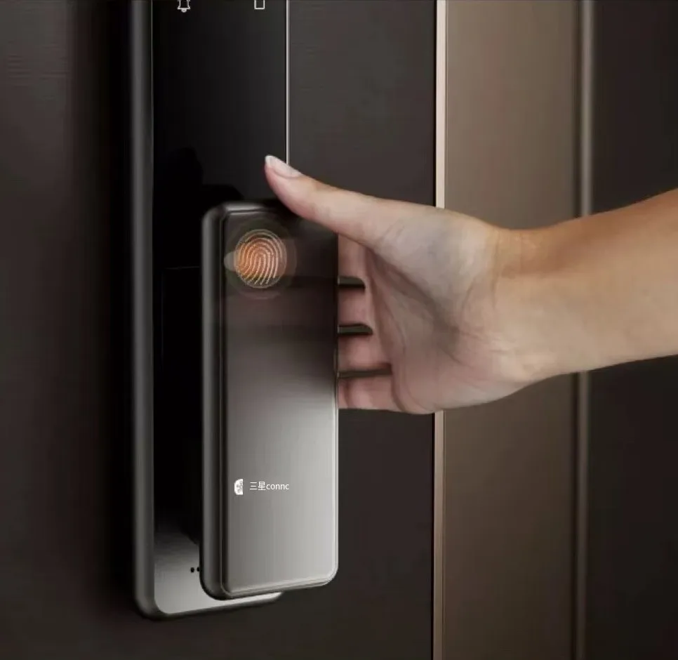 Obawa-Serrure de porte numérique automatique à empreinte digitale Samsung R60Max, avec appareil photo 3D, carte de mot de passe qualifiée ale, protection antivol