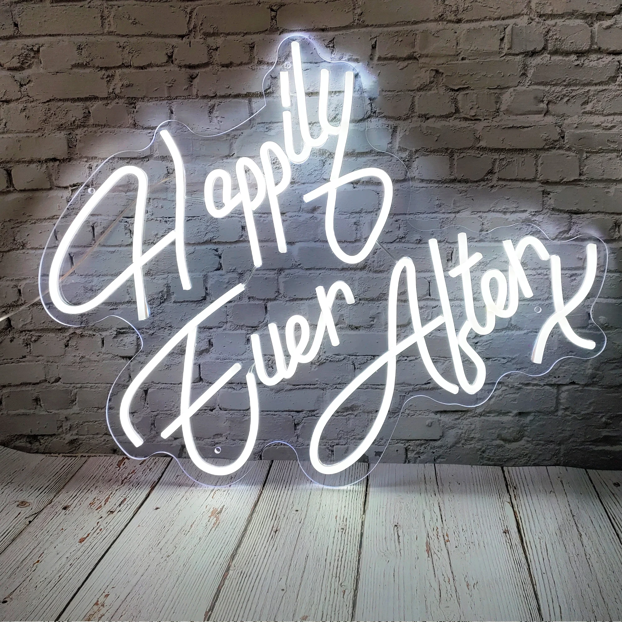 Happily Ever After Neon Sign Flex Wedding Neon Sign individuation Love Neon For Shop Logo Club Nightclub Game Room Wall Decor