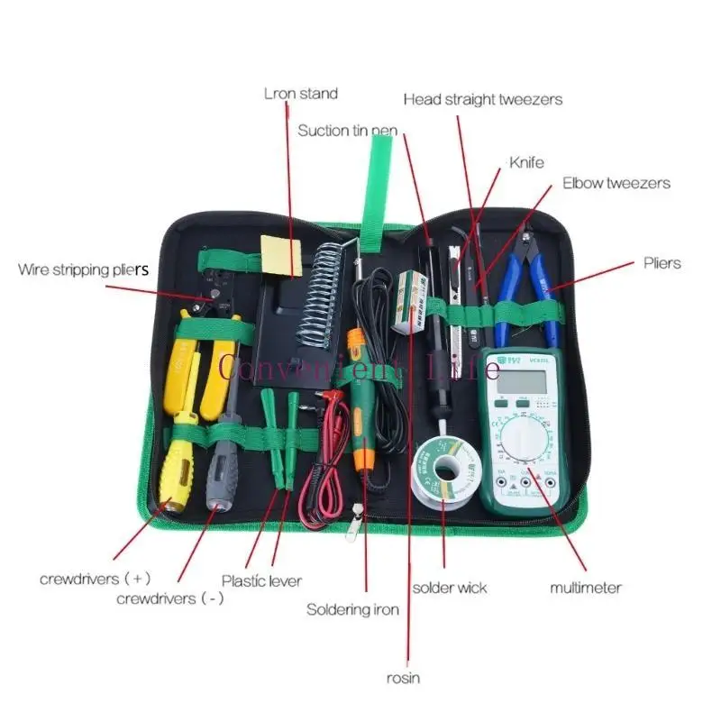 

L1EE 16 Pieces Soldering Iron Tool for Jewelry Welding Corrosion Resistant