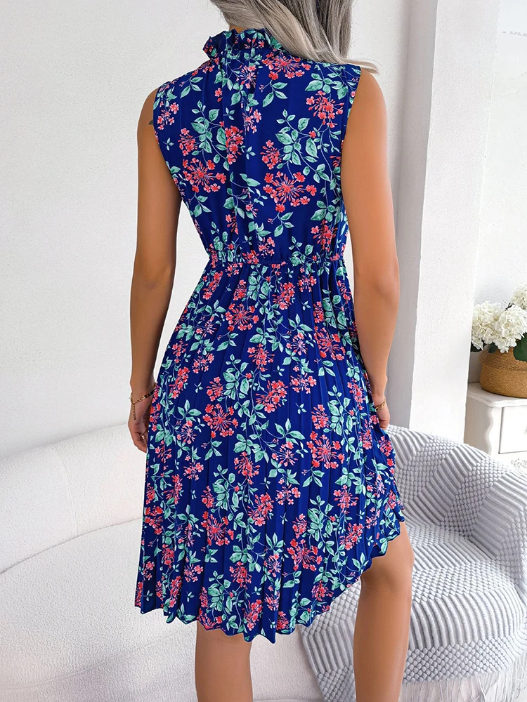 plisowana sukienki midi damskie letnie,biała sukienka letnia damska,sukienki eleganckie na lato damskie 2023,nowość w sukienkach,wyprzedaze odzieży damskiej,sukienka w kwiaty plażowa