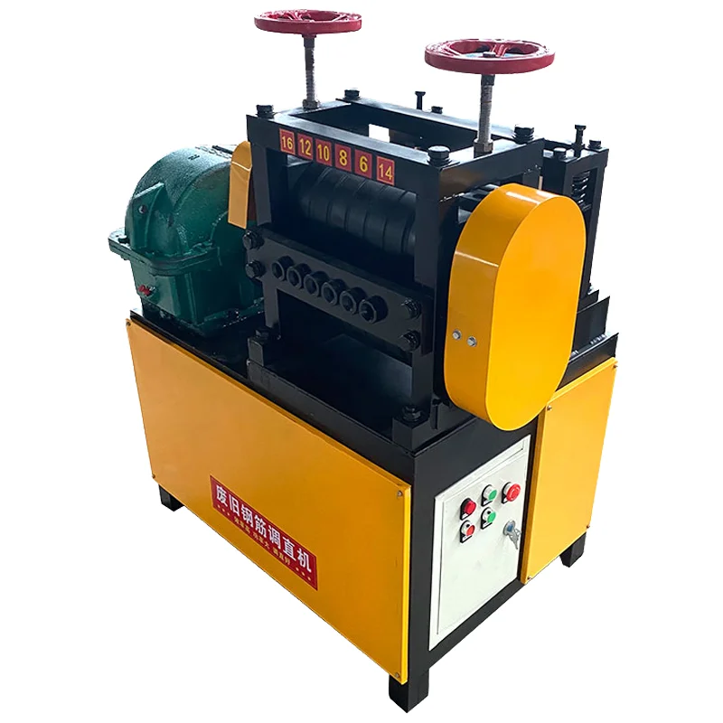 Welcome To Purchase Scrap Steel Bar Straightening Machine 10-25 Waste Steel Bar Straightening Machine Manufacturers Supply