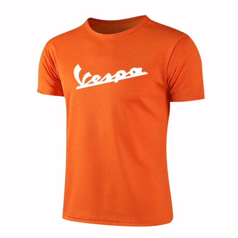 High Quality Polyester vespa Men Running T Shirt Quick Dry Fitness Shirt Training Exercise Clothes Gym Sport Shirt Tops Lightwei