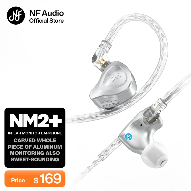 

NM2+ For Professional Stage Monitoring, Streamer, Singer, High Quality Audio with Comfortable Wea