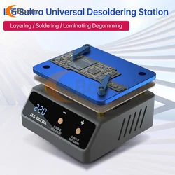 260℃ Temperature Control Heating Station Motherboard Soldering Degumming Station Mobile Phone Screen Removal Soldering Repairs