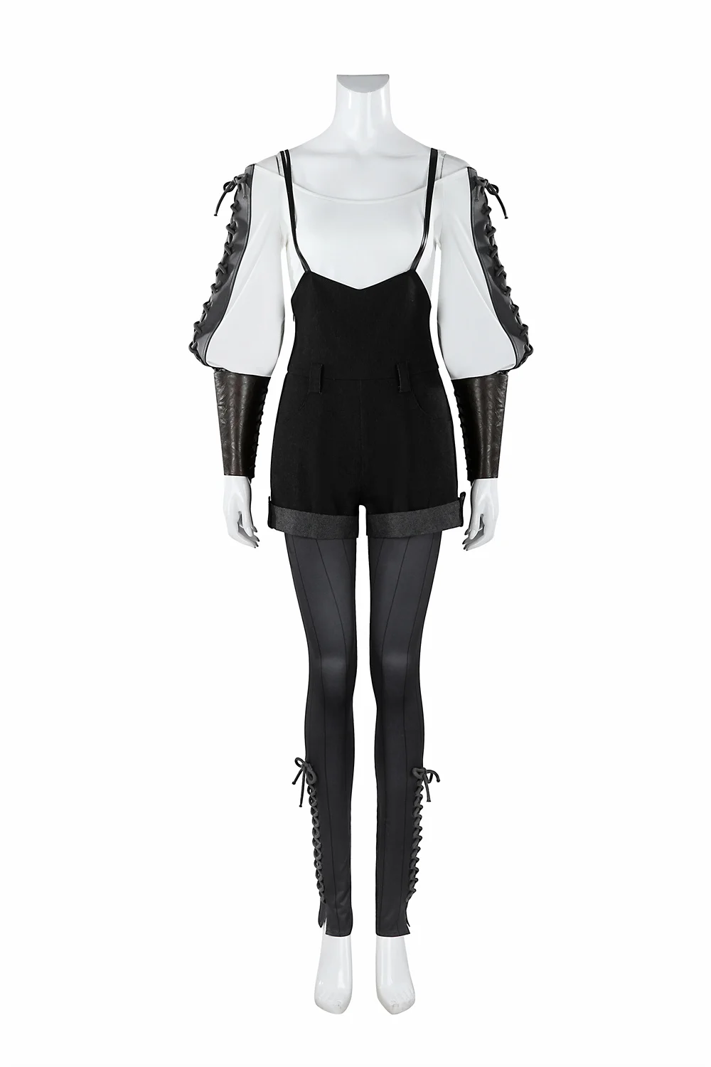 لعبة مونستر كوسبلاي هنتر وايلدز ألما زي المرأة سترة علوية السراويل مع قبعة نظارات حفلة الهالوين الزي اليومي