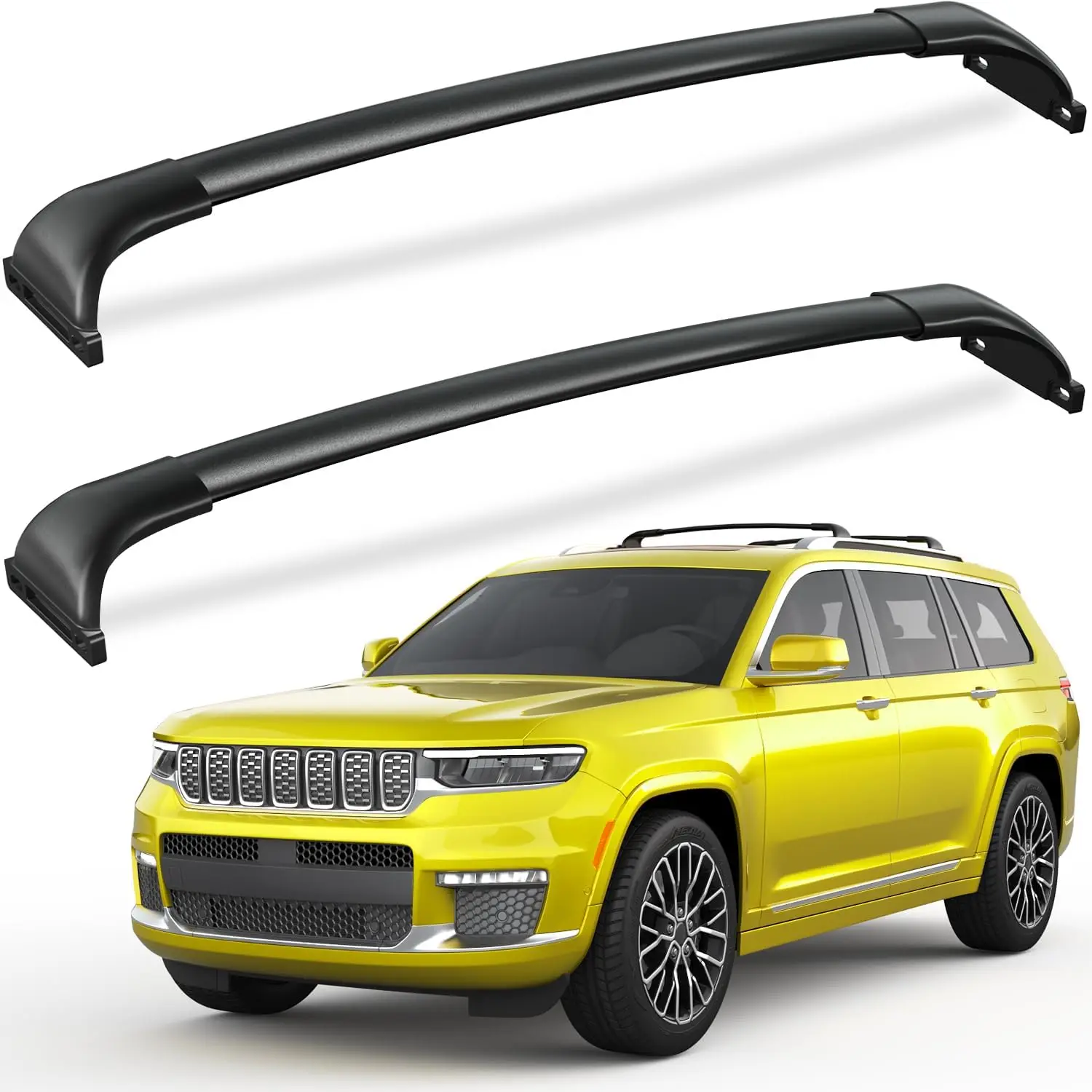 

Universal Aluminum Roof Rack Cross Bars for Jeep Grand Cherokee 2021-2026 Models, Durable All-Metal Cargo Rails
