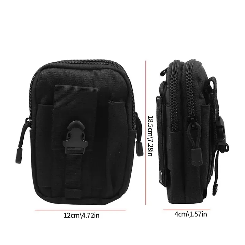 Outdoor Sports Camping Tactical Wallet Male 5.5/6 Inch Waterproof Mobile Phone Bag Wearing a Belt Running Bag.