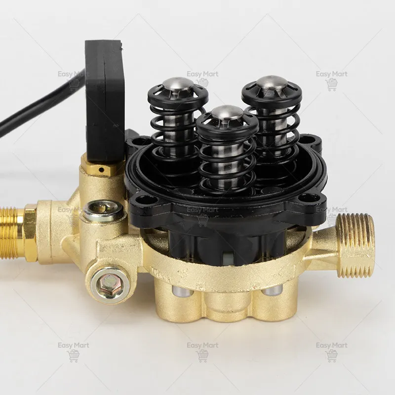 Portable Car Washing Machine Pump Head Assembly Accessories 12-Pillar Pressure Regulating Household