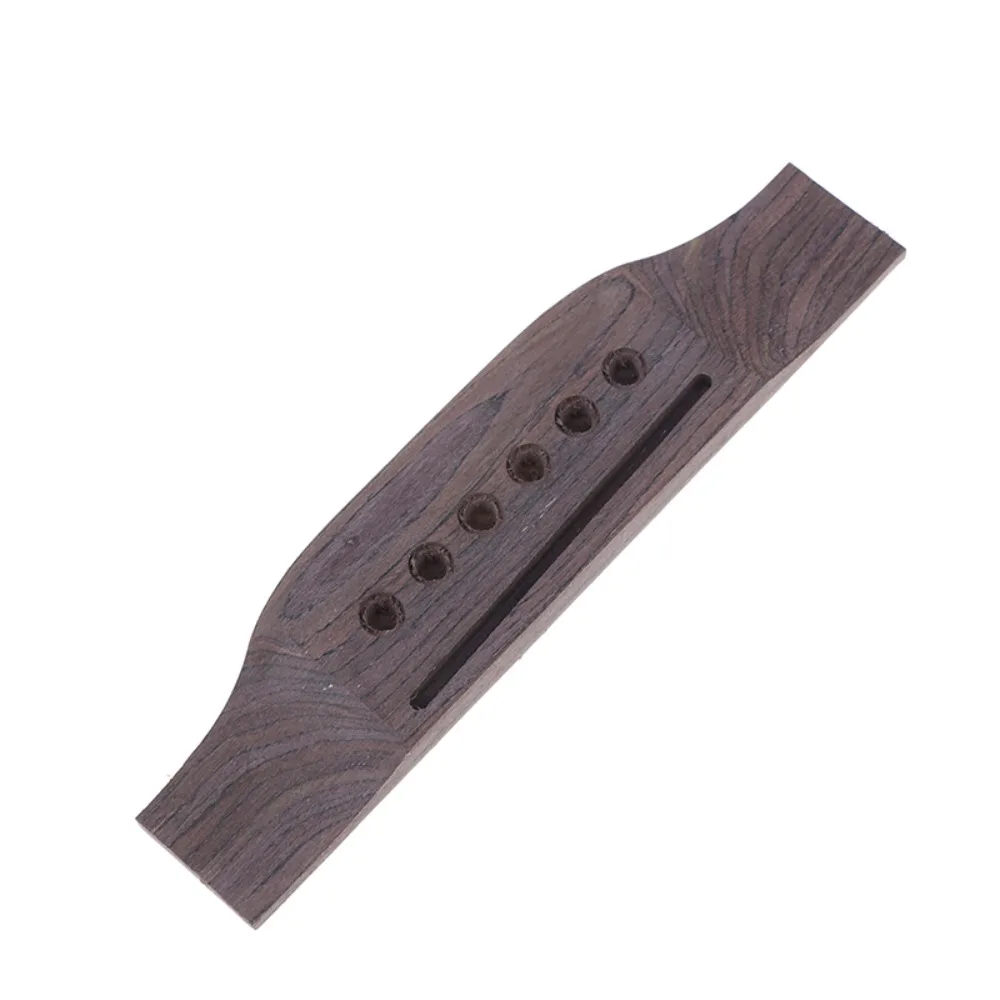 Guitar Parts Rosewood Bridge for Acoustic Guitar Accessories Rosewood Guitar Bridge for Acoustic Guitar Wooden Reddish Brown