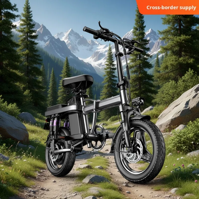 

Складной велосипед с литиевой батареей 48В 8Ач, ультралегкий и портативный дизайн, бесщеточный двигатель 400Вт, максимальная скорость 30 км/ч