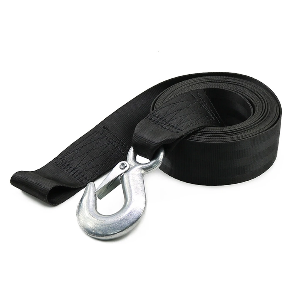 Marine Winch Belt Marine Capstan Belt Marine Winch Change Tapes Heavy Hook Safety Belts Boats Straps,5 M