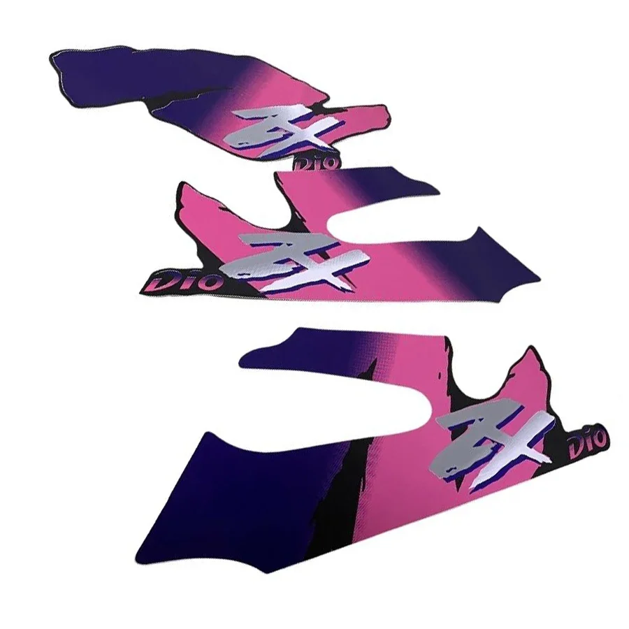 

1 Set Motorcycle Stickers Decals Purple Color Scooter Decorative Whole Body Emblem For Honda DIO ZX 50 AF27 AF28 AF34 AF35 AF38