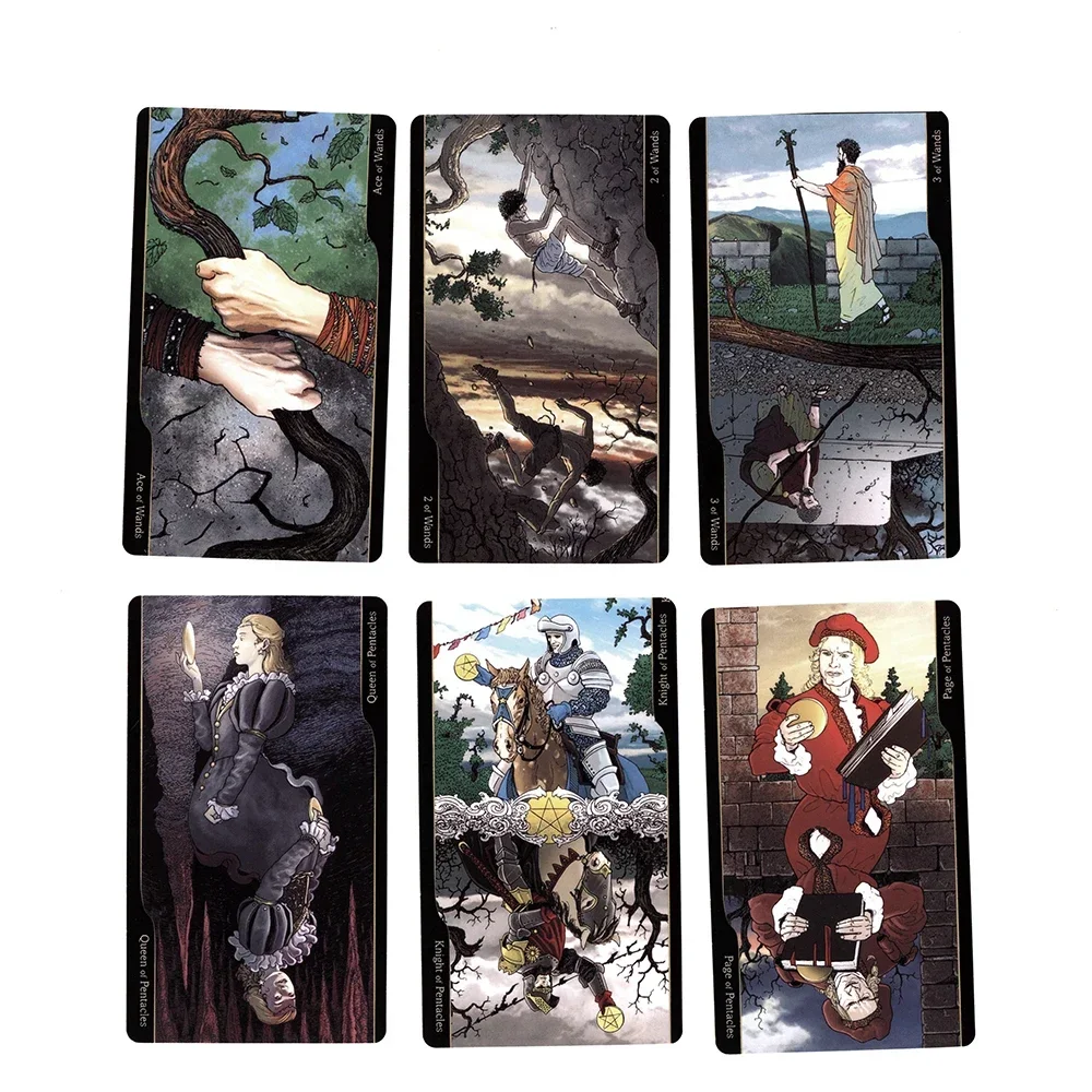 New Large size sturdy deck Tarot Of Oppositions Tarot Cards with Guide Book tarot Cards for Beginners.A 78-Card Deck