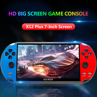 7 inch X12 Plus Retro Handheld Video Game Console IPS Screen 16G+32GB 10000+Classic Games 4K HD Game Consoles For PSP FC GBA NES