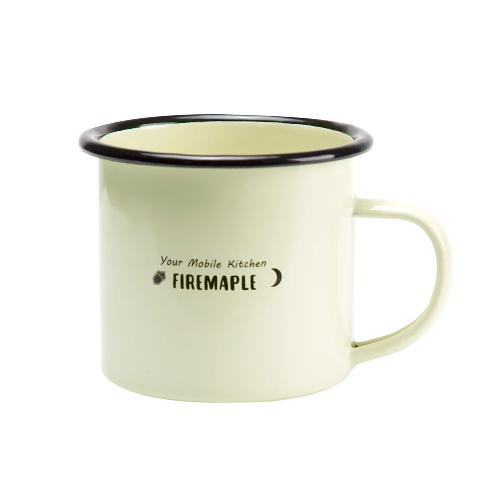 Fire-Maple tazza smaltata corallo tazze da caffè al latte campeggio escursionismo tazze manico attrezzatura da campeggio escursionismo bicchieri 350ML