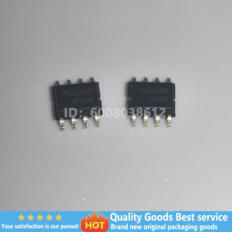 1Pcs Car Cluster EEPROM Flash Memory Chip for BMW FEM BDC 95256WP 95256 M95256 95128WP 95128 M95128 Car EEPROM SOP8 IC Chip