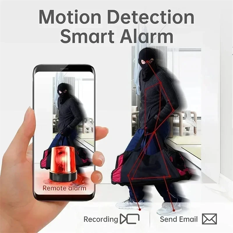 كاميرا منزلية A9 HD 1080p شبكة لاسلكية WIFI مع رؤية ليلية رياضية خارجية وقدرات الأشعة تحت الحمراء