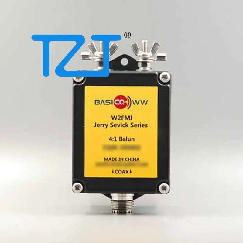 TZT BASICQWW QRP Balun CWQ-200002S/CWQ-200002SC S-Wing 4:1 200W Current Balun Shortwave Antenna Balun 1.8-54MHz 200ohms