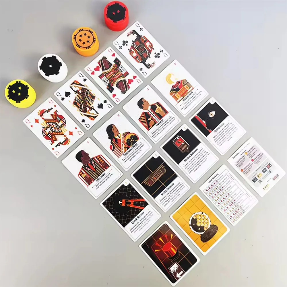 O jogo de cartas gang divertido jogo de família noite para crianças adultos 3-6 jogadores cooperativo poker estratégia jogo de tabuleiro de mesa