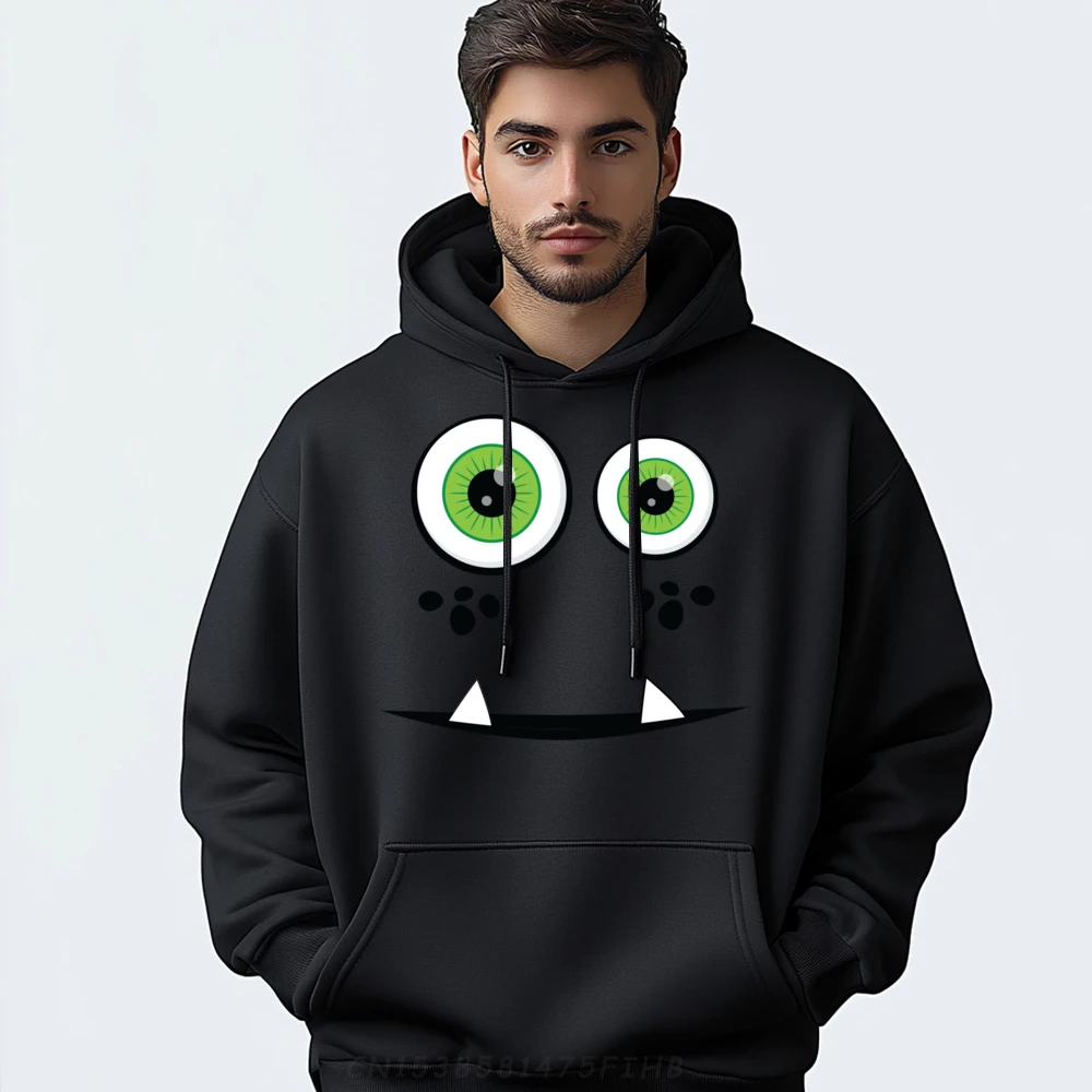 Halloween Cute Monster Face Halloween Group Costume Teehoodie New Designer Clothes Men Cinco De Mayo