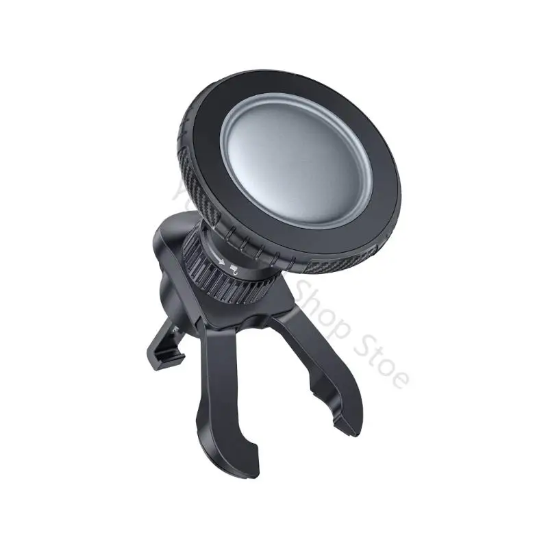 96BA Magnetische Autotelefonhalterung, Luftauslass-Clip mit N52-Magneten, 360 drehbarer Halter für Telefon 12–17 für Navigation – Detail 5
