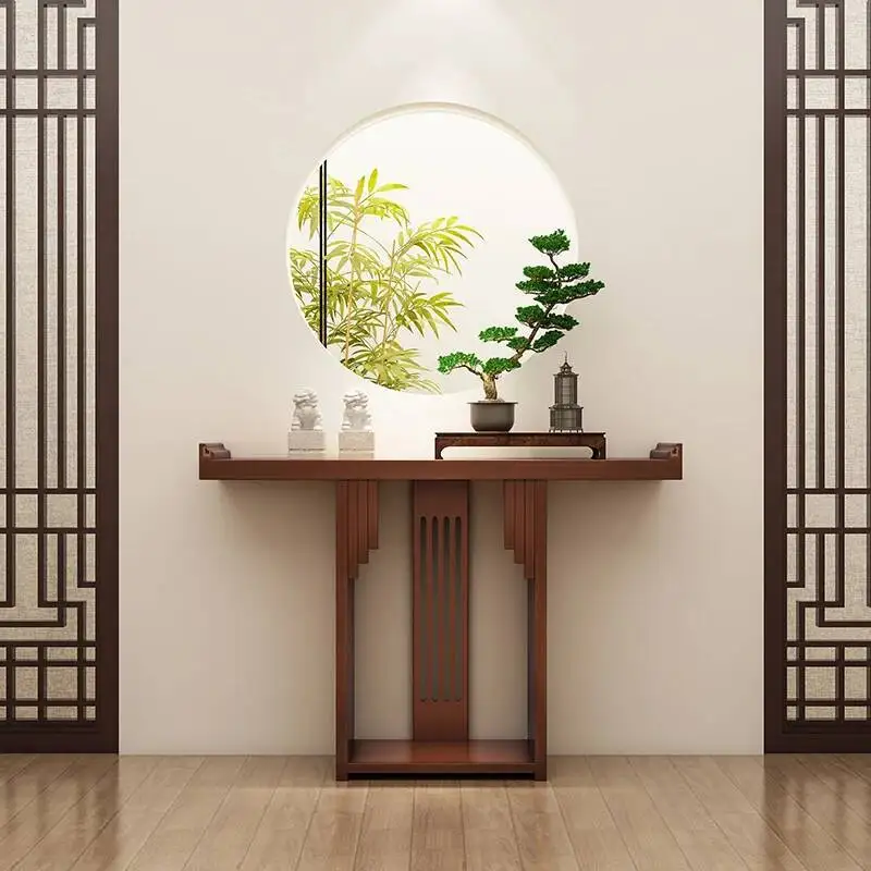 Modern Elegant Console Table Classic Wood Chic Narrow Console Table Living Room Trendy Mesa De Entrada Chinese Furniture