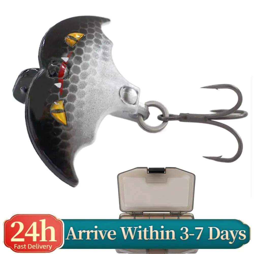 

Набор из 5 штук: Искусственные приманки для рыбалки в форме летучей мыши, бионические приманки-свимбейты, рыболовные снасти