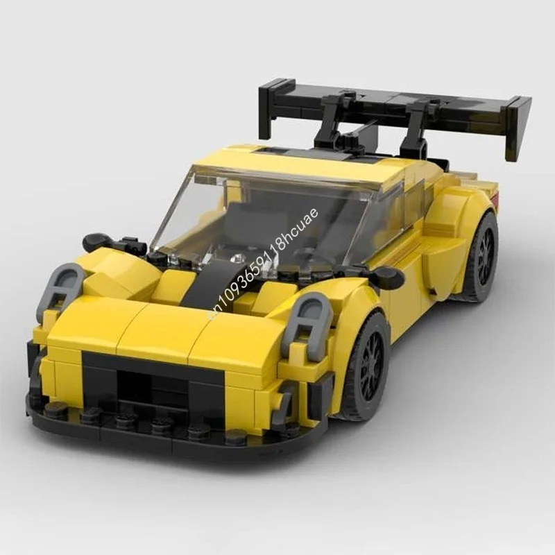 

235 шт. MOC Porscheed RS MR City Champions Модель Строительные блоки Строительная сборная игрушка DIY Рождественский подарок креативный кирпич для детей