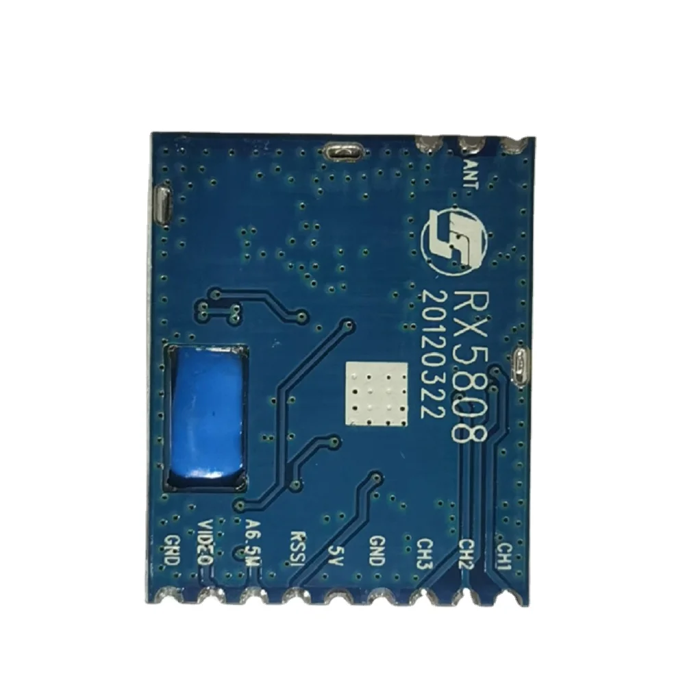 

RX5808 5.8G 48CH Raceband A/V Receiver Module for RC Racer Racing Transmissions