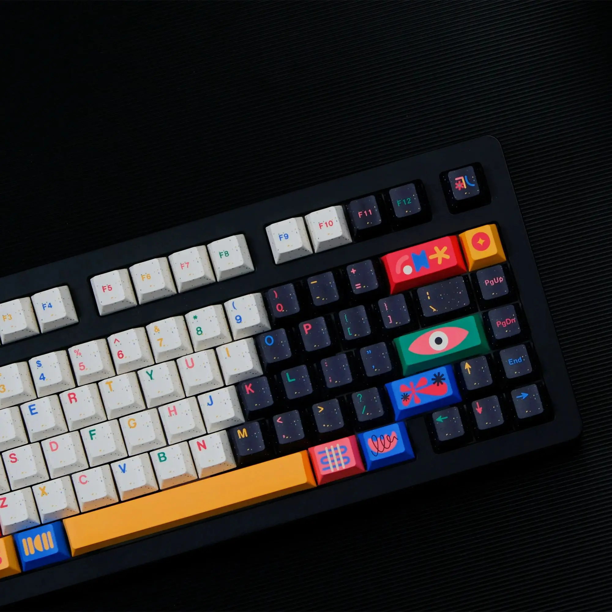 GMK Motif Keycaps Set 151 Keys PBT Material Cherry Profile for Fits MX Switch 61/64/68/75/84/87/96/98/104 Mechanical Keyboard