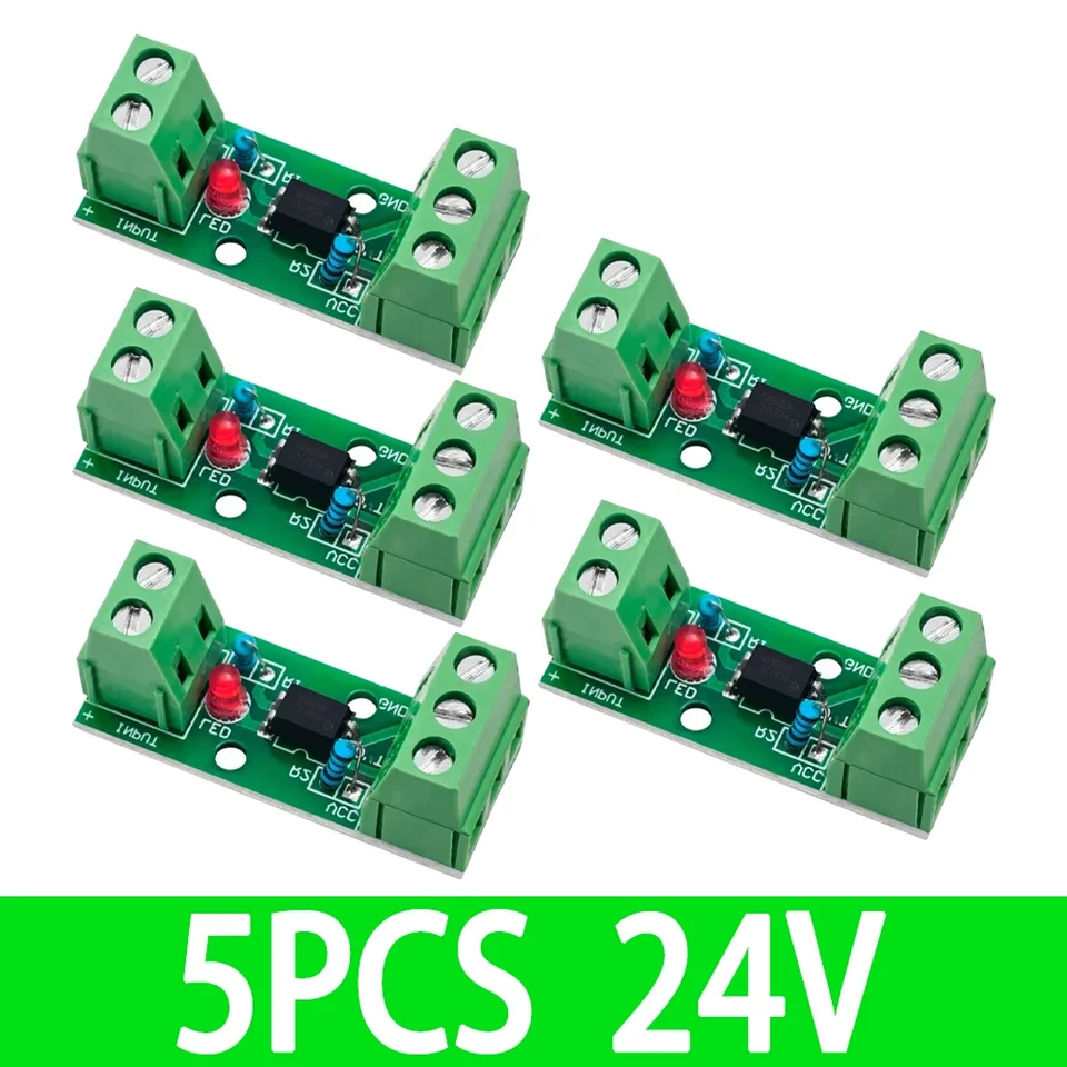 1~20PCS 1 Channel Way Optocoupler Isolation Module PC817 3V-5V 12V 24V Photoelectric Isolator Rail Holder PLC Drive Motor Board, image 9