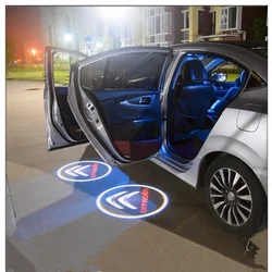 Luz LED con logotipo para puerta de coche, lámparas de bienvenida con sombra fantasma para Citroen C4, C5, C3, C8, Xsara, Picasso, Saxo, DS3, X7, accesorios de decoración para coche