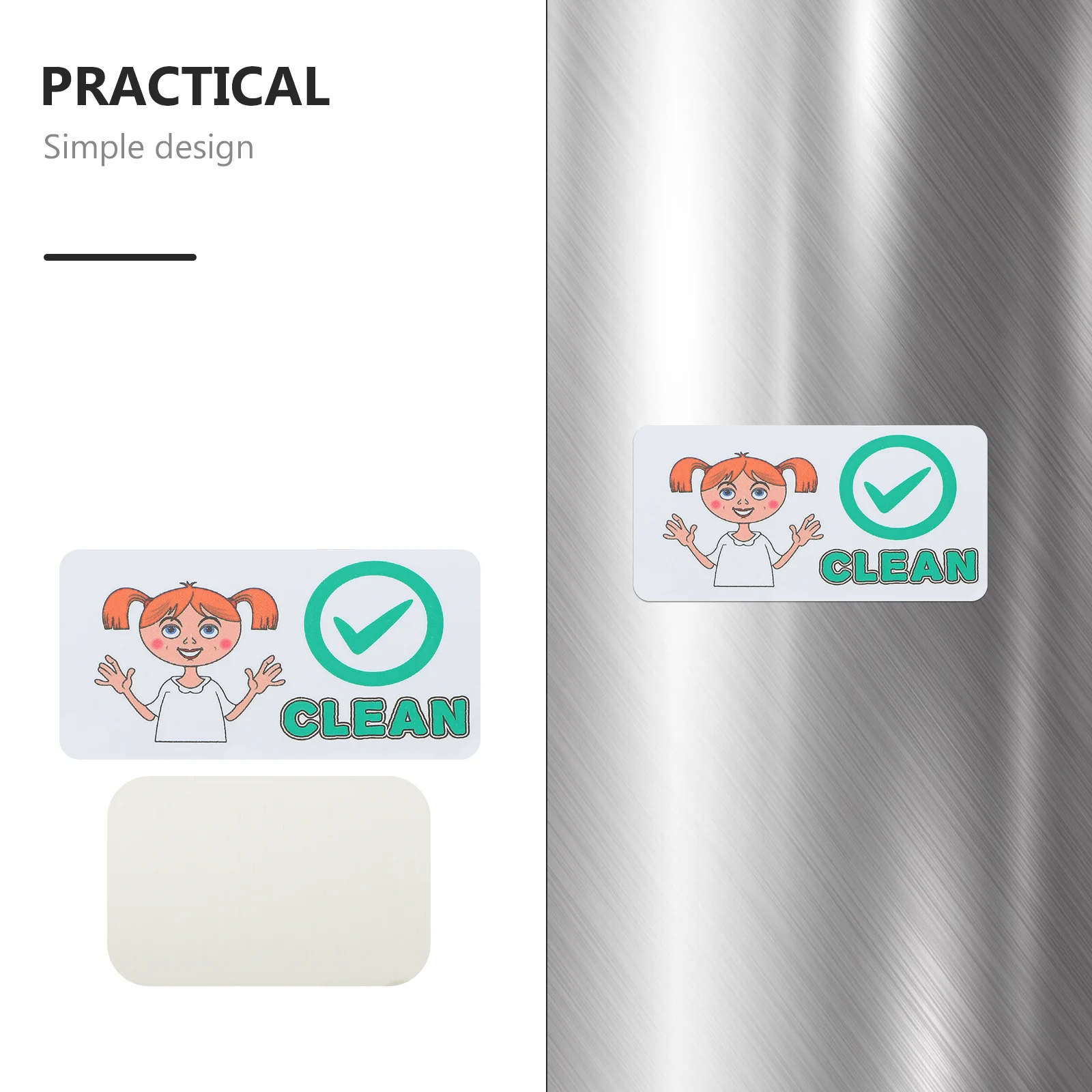 

Dishwasher Clean Dirty Sign Magnetic Sign Washing Machine Indicator Double-sided Clean Dirty Sign Magnetic Indicator