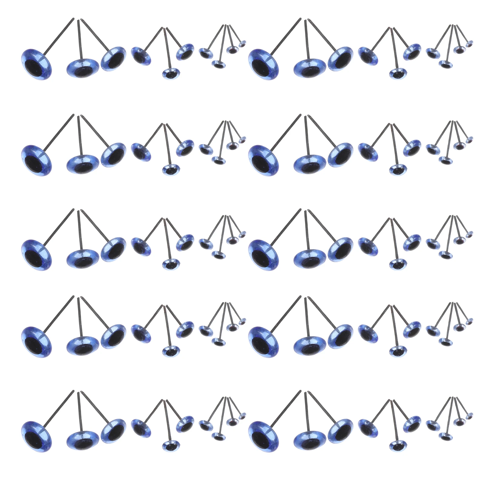 

100pcs Glass Safety Eyes 12Mm Round Realistic Eyeballs For Stuffed Animals Needle Felting Craft Decor Animal Eyes Diy