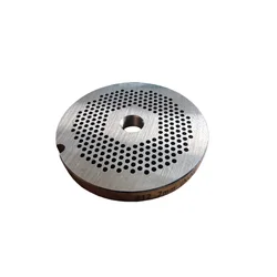 No.12 Meat Grinder Parts Stainless Steel Hole Round Plate 2mm  thickness 8mm
