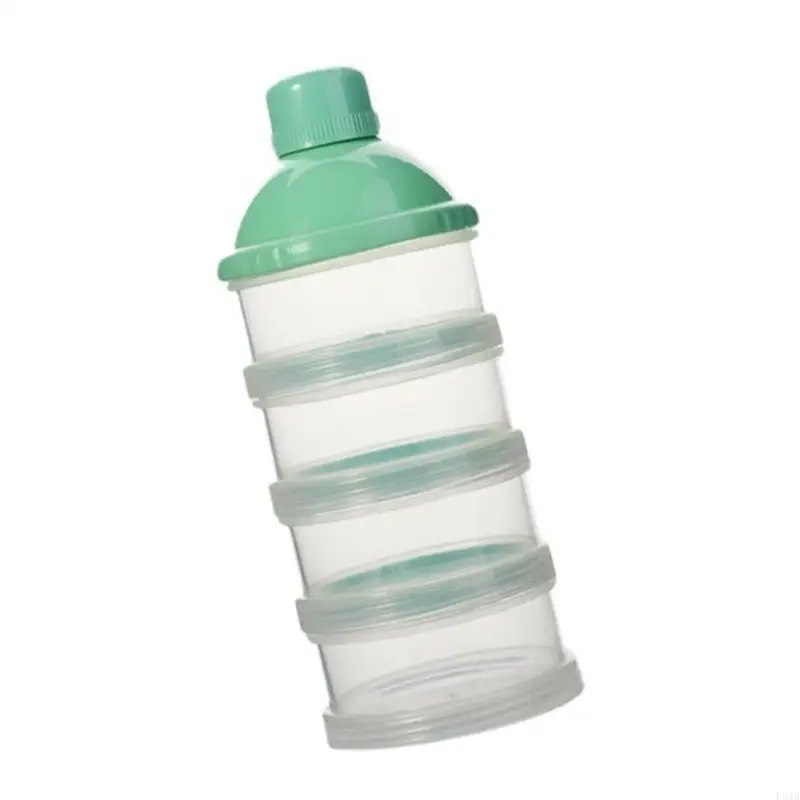 

Infant Formula Dispenser with 4/5 Separate Sections Baby Storage Box Leakproof Toddler Milk Powder Container P31B