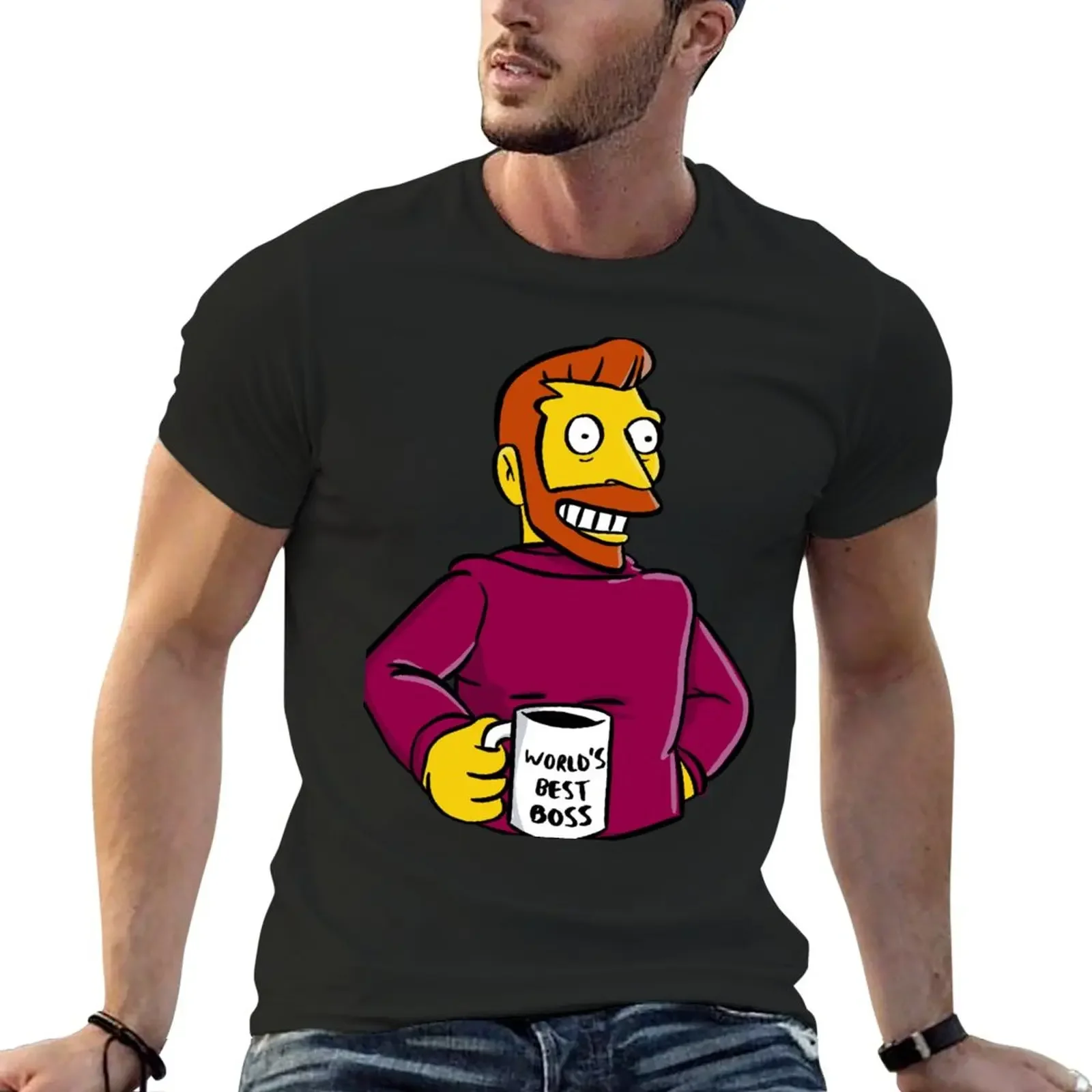 Hank scorpio T-Shirt anime aesthetic clothes summer clothes mens graphic big and tall new in tops & tees vintage Informal Out