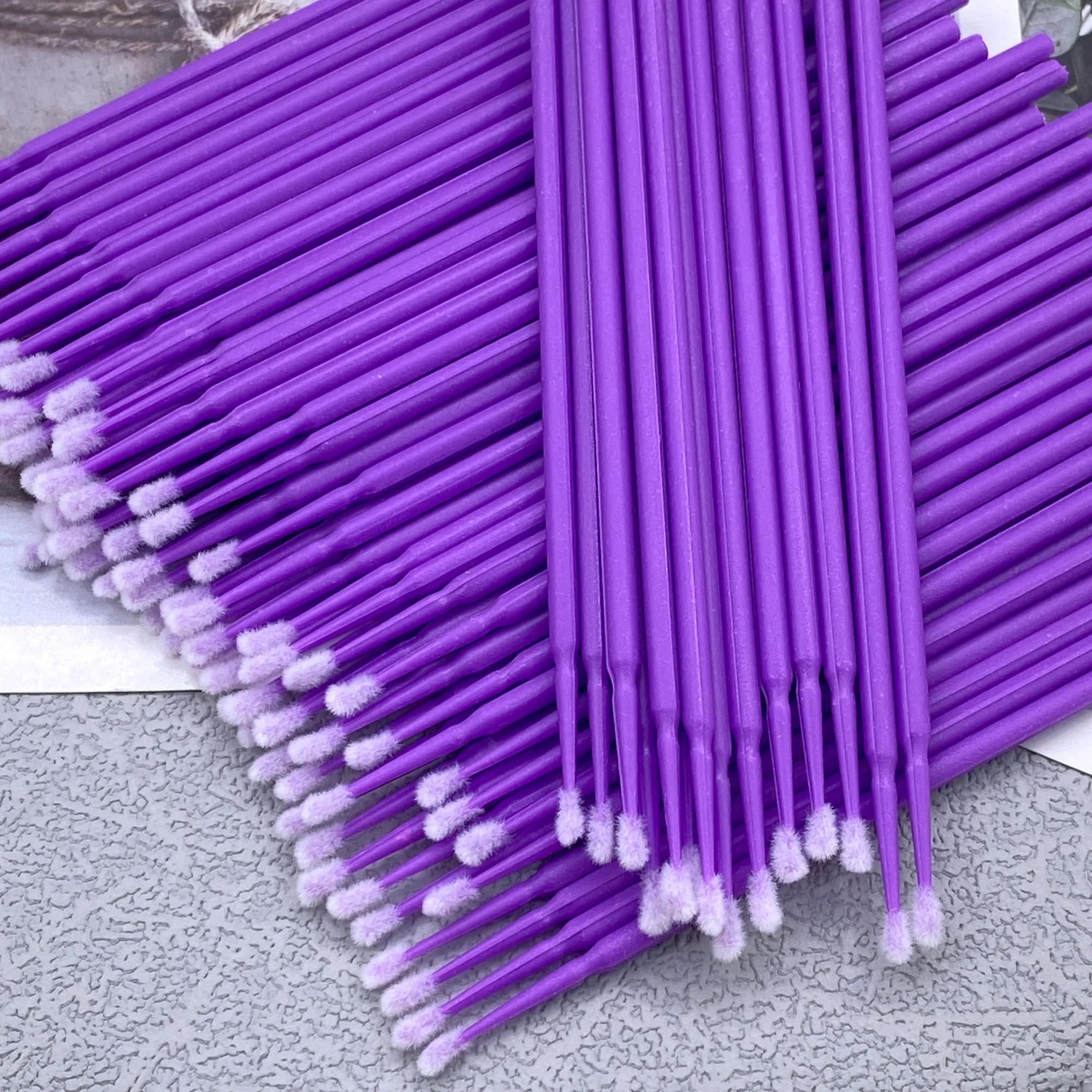 1000 stücke Entfernen Tupfer Großhandel Micro Pinsel Make-Up Pinsel Wimpern Verlängerung Liefert Wimpern Zubehör Make-Up-Tools