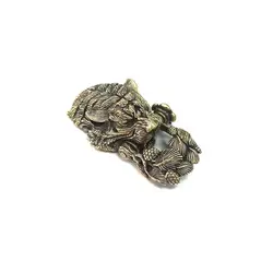 DIY Outdoors Brass Tiger Head Bracelet EDC 1 Set Paracord Buckle Beads Surviva Tools Accessories Pendant Parts