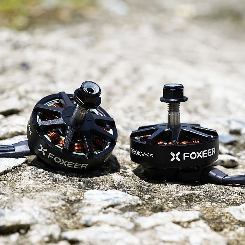 FOXEER-Moteur sans balais à tige en titane, Black Hornet 2806.5, 1350KV, 4-6S, Ultra-léger, Emi-Hollow, FPV Racing Drone, Quadcopter