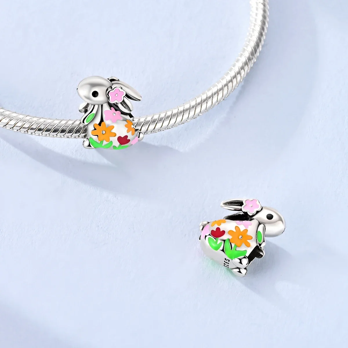 Silver Lucky Zoo Cat Dog Fox Charms Beads Fit Original Bracelet Bag Keychain Earring Charm Bead Pendant Diy Women Jewelry Gift
